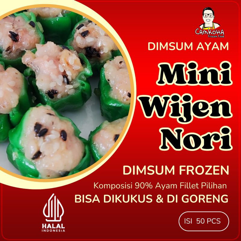 

Bekasi Dimsum Mini Nori isi 50pcs dan 147pcs Dimsum Camkoha