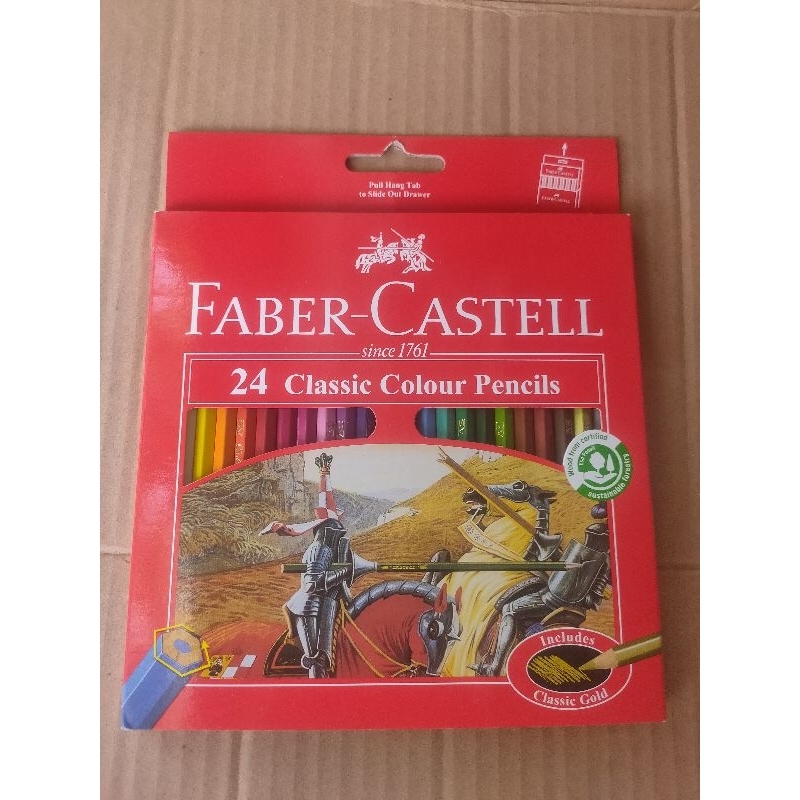 

RB Pensil Warna Faber Castell 24 Warna Classic / Water Colour