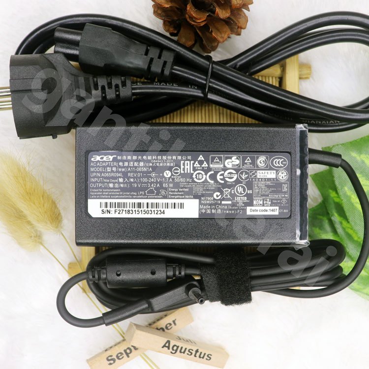Charger Adaptor Cas Ori Acer Swift 3 SF314-54 SF314-52 19V~3.42A 65W