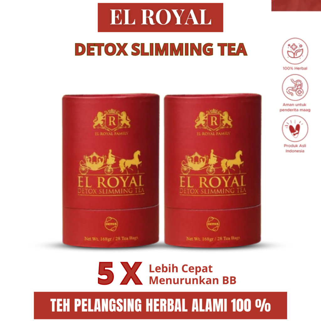 

EL ROYAL FAMILY 2 PCS Teh Detox Slimming Tea Premium Turunkan Berat Badan 5X Lebih Cepat