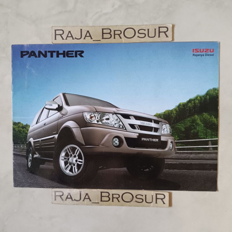 Poster brosur katalog booklet Isuzu Panther Grand Touring/Touring/Adventure/LS/LV/Smart