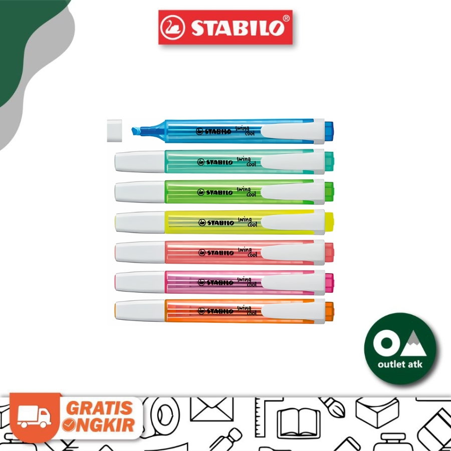 

Stabilo Swing Cool Highlighter Penanda Buku
