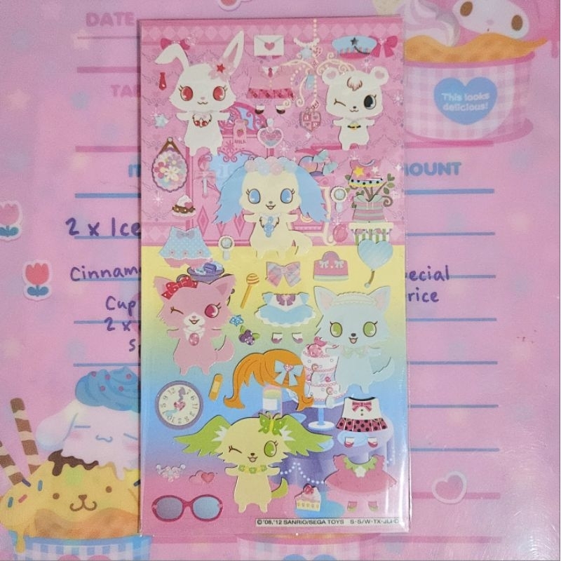 

Sanrio Jewelpet sticker sheet