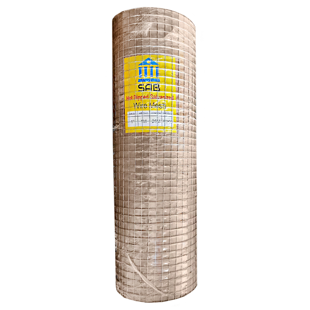 SAB Kawat Loket Galvanis 1" x 1 M x 25 M x 40 KG
