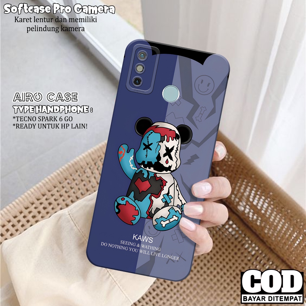 Case TECNO SPARK 6 GO - Softcase TECNO SPARK 6 GO - Fashion Case KARTUN - Casing TECNO SPARK 6 GO - 