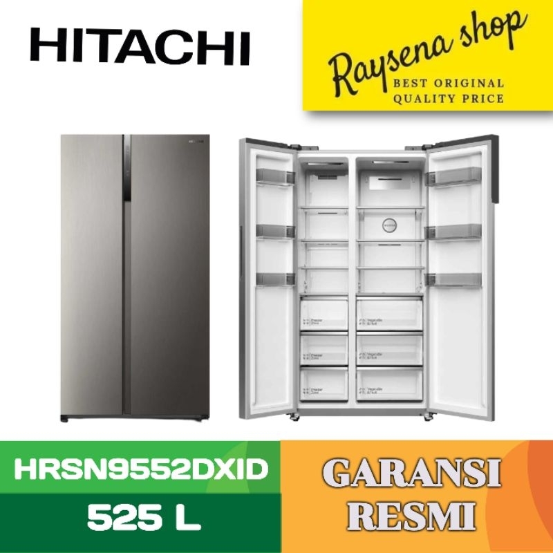 HITACHI KULKAS SIDE BY SIDE REFRIGERATOR HRSN9552DXID