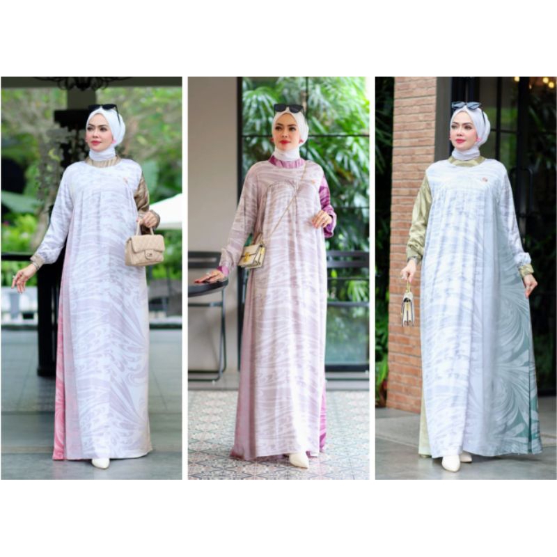 Nafisa Dress Gamis Kekinian By Syafeera Syari
