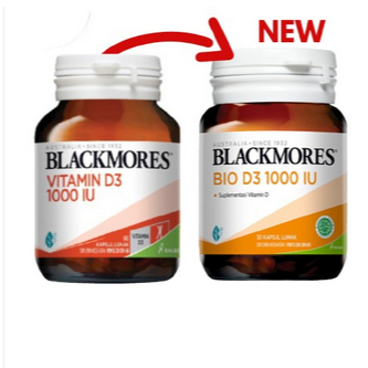 blackmores vitamin d3/bio d3 1 botol isi 30 kapsul
