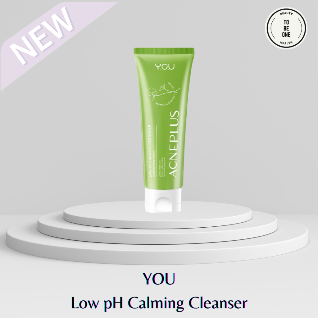 YOU Beauty  YOU AcnePlus Low pH Calming Cleanser 100 gr Sabun Untuk Wajah Berjerawat Bekas Jerawat A