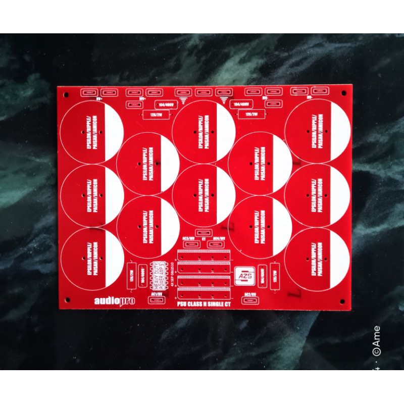 PCB PSU Class H Single CT 12 Elco.