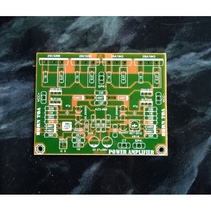 PCB TOA Power Amplifier