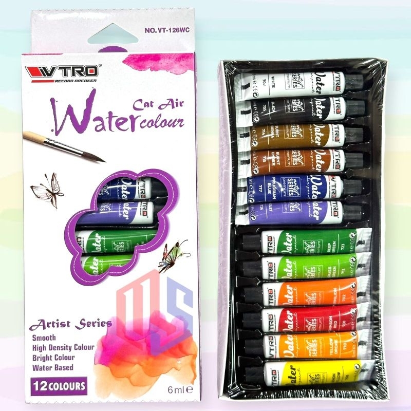 

Cat Air / Water Colors V-Tro 12 Warna (Set)