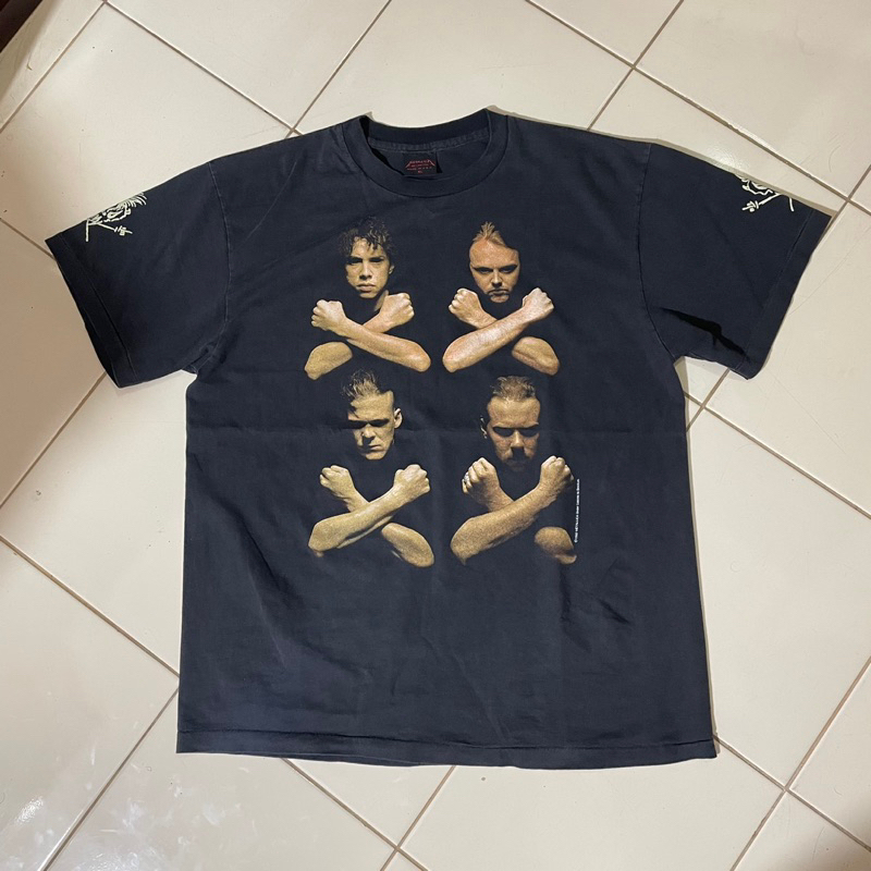 Kaos Band Vintage Metallica 1992 second
