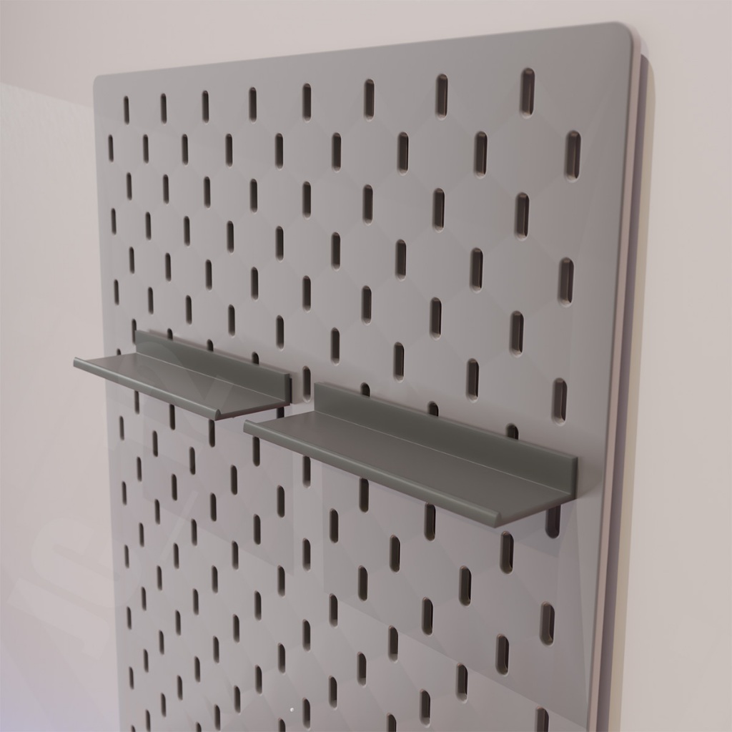 Ikea Skadis pegboard / Papan berlubang Display shelf