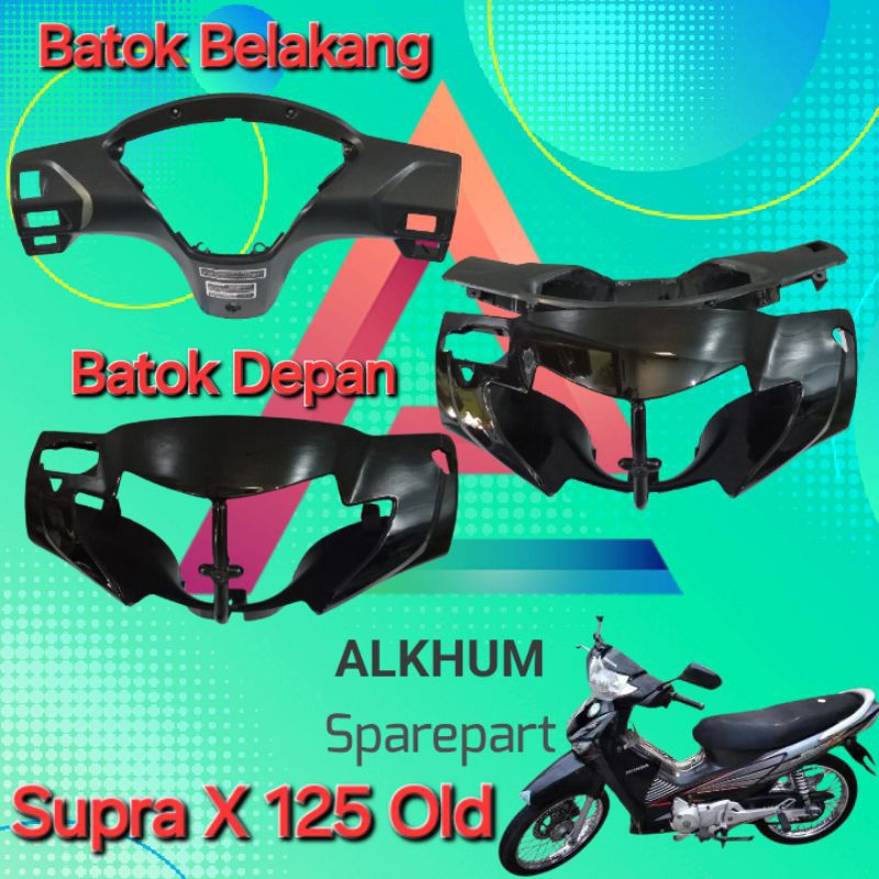 1 Set Batok Lampu Depan Dan Belakang Supra X 125 Old