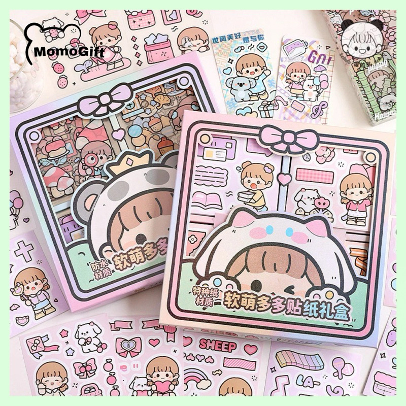 

72 Lembar Stiker Box Aesthetic Edisi Dodo Girl 1 Box TLD80