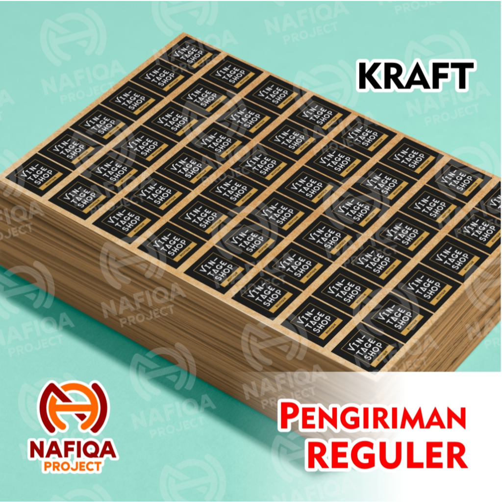 

[REGULER] CETAK STIKER KRAFT A3+ (Tanpa Cutting)