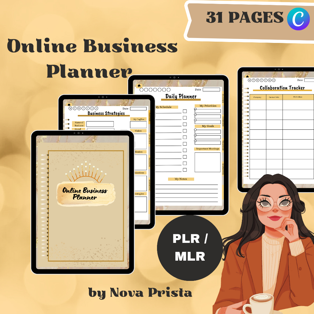 

Online Business Planner, Digital Planner