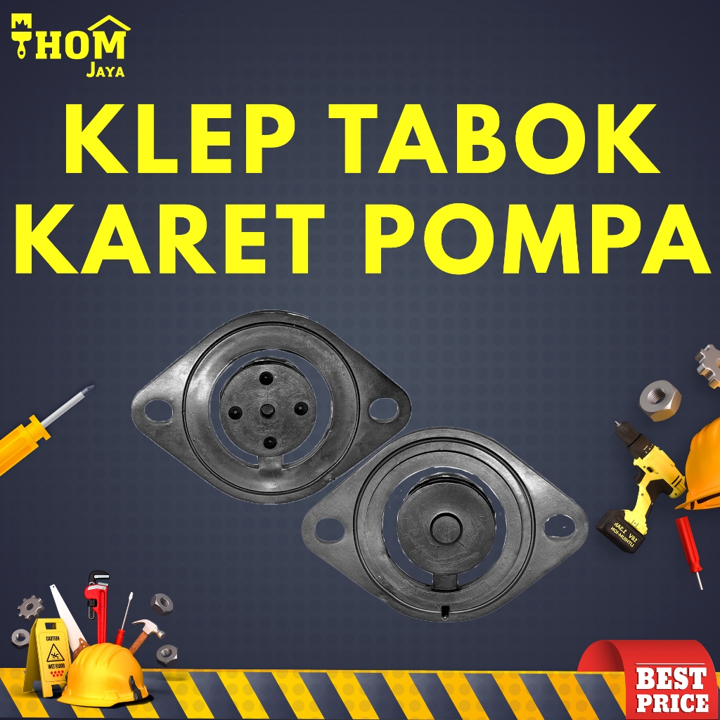 KARET POMPA / KLEP TABOK / KLEP POMPA / PLENNES POMPA / KARET SANYO
