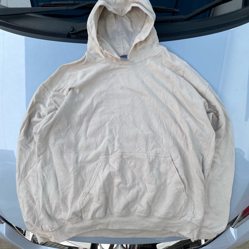 hoodie polos gildan boxy fit cream travis scott