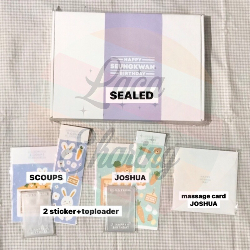 [READY] Merch Birthday Box Ver.3 SEVENTEEN SCOUPS JOSHUA SEUNGKWAN
