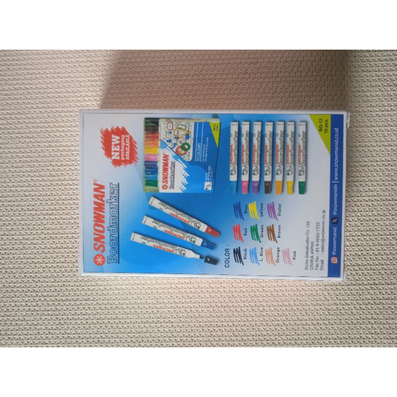 

spidol snowman white board Hitam