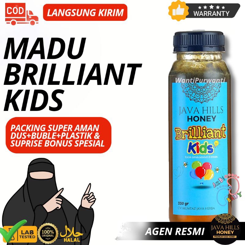 

[ LANGSUNG DIKIRIM ] JAVAHILLS MADU BRILLIANT KIDS- MADU ANAK NAFSU MAKAN FREE SENDOK DAN JAHE MERAH / MADU BRILLIANT KIDS BISA COD MADU ASLI MENTAH 100% TUMBUH KEMBANG ANAK RASA MANIS ALAMI SPEECHDELAY ISI 320GR