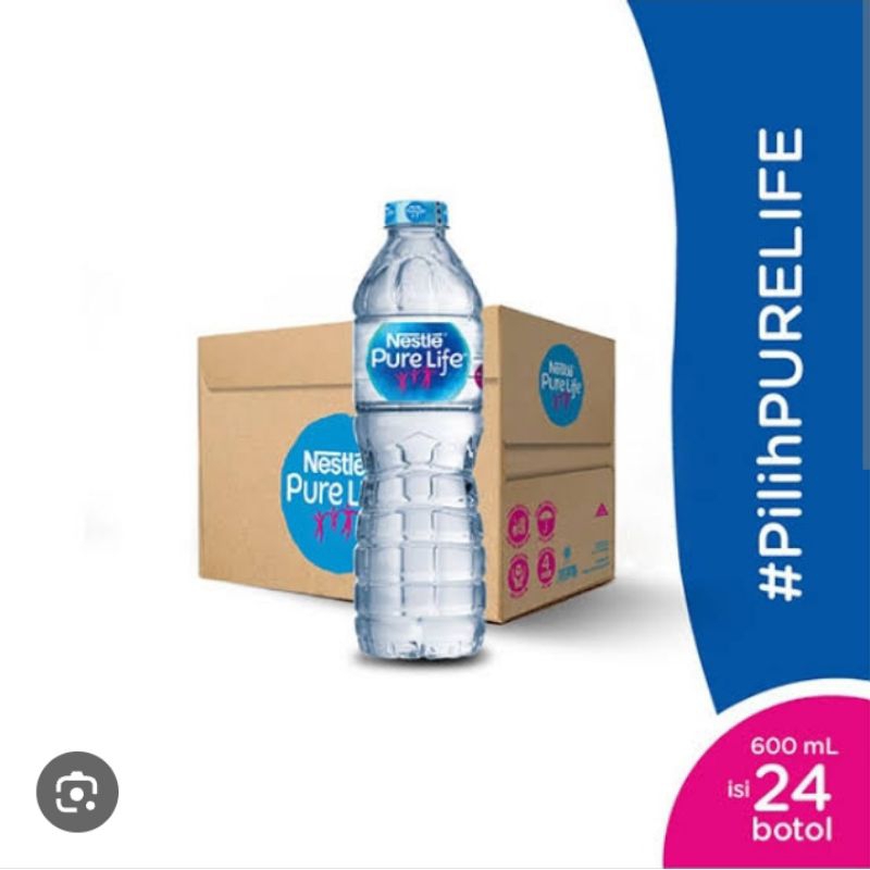 

Nestle 600 ml purelife air mineral botol