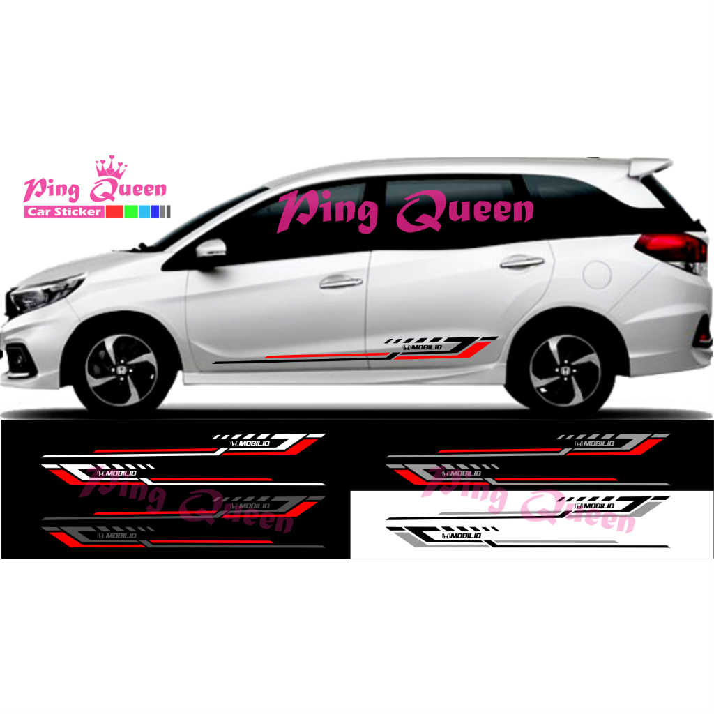 STICKER MOBIL HONDA MOBILIO STICKER STRIPING VARIASI MOBIL MOBILIO