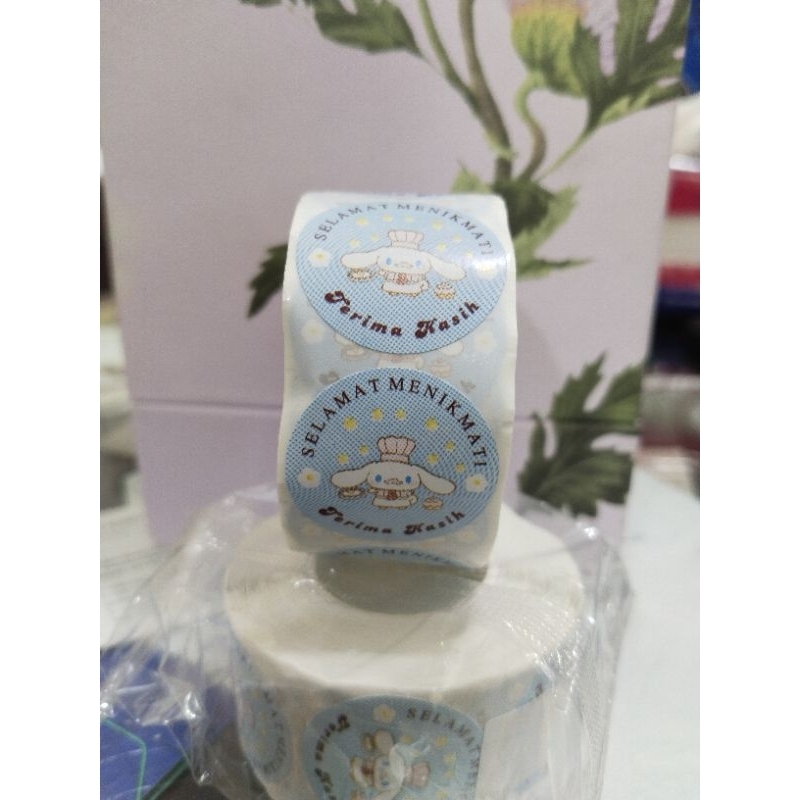 

Stiker selamat menikmati biru