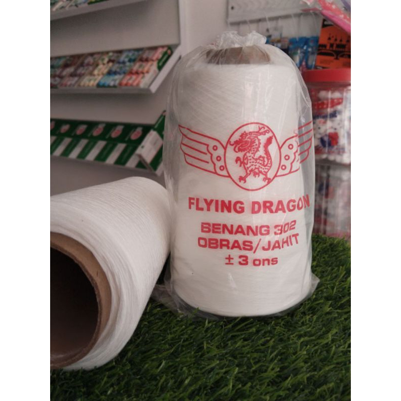 Benang Obras Katun Dragon Benang Obras Dragon Benang Obras Katun Putih
