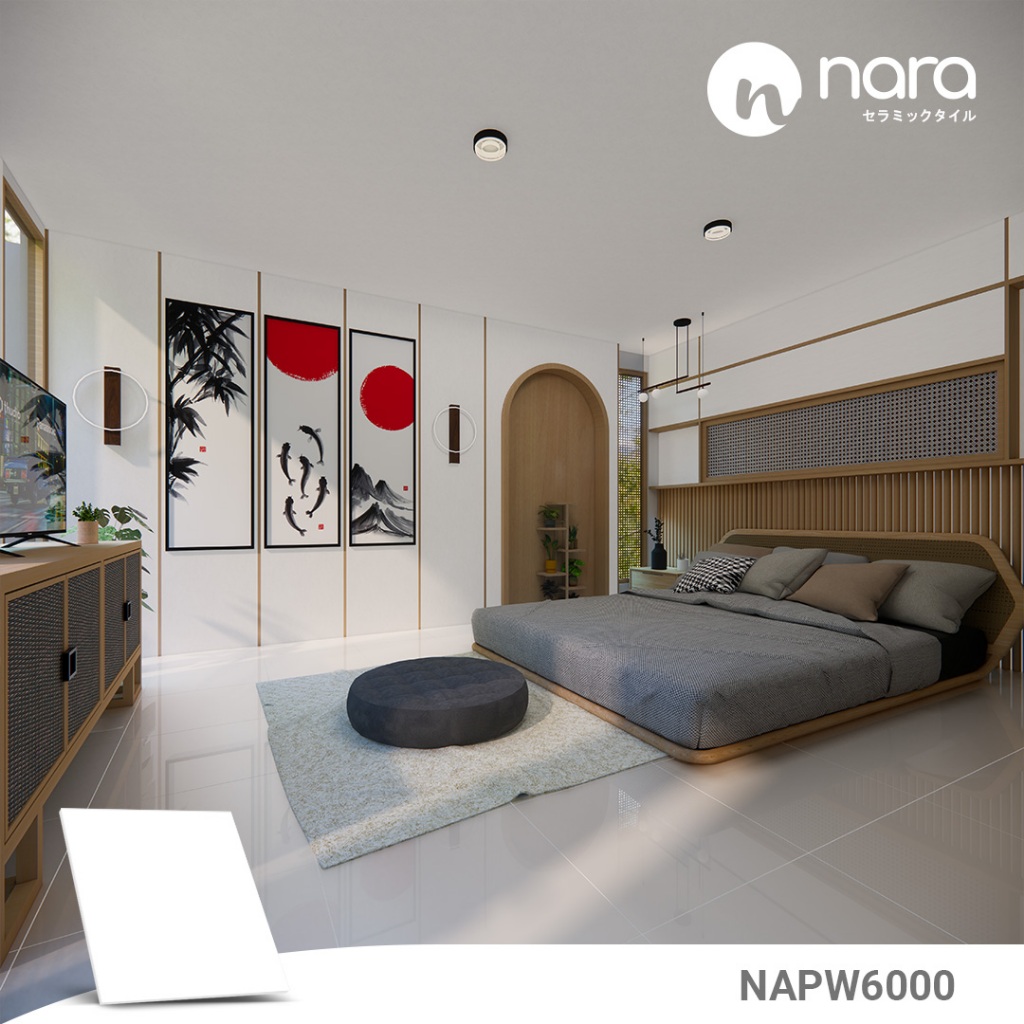 GRANITE NARA CERAMICA 60x60 cm - NAPW6000 - SUPER WHITE