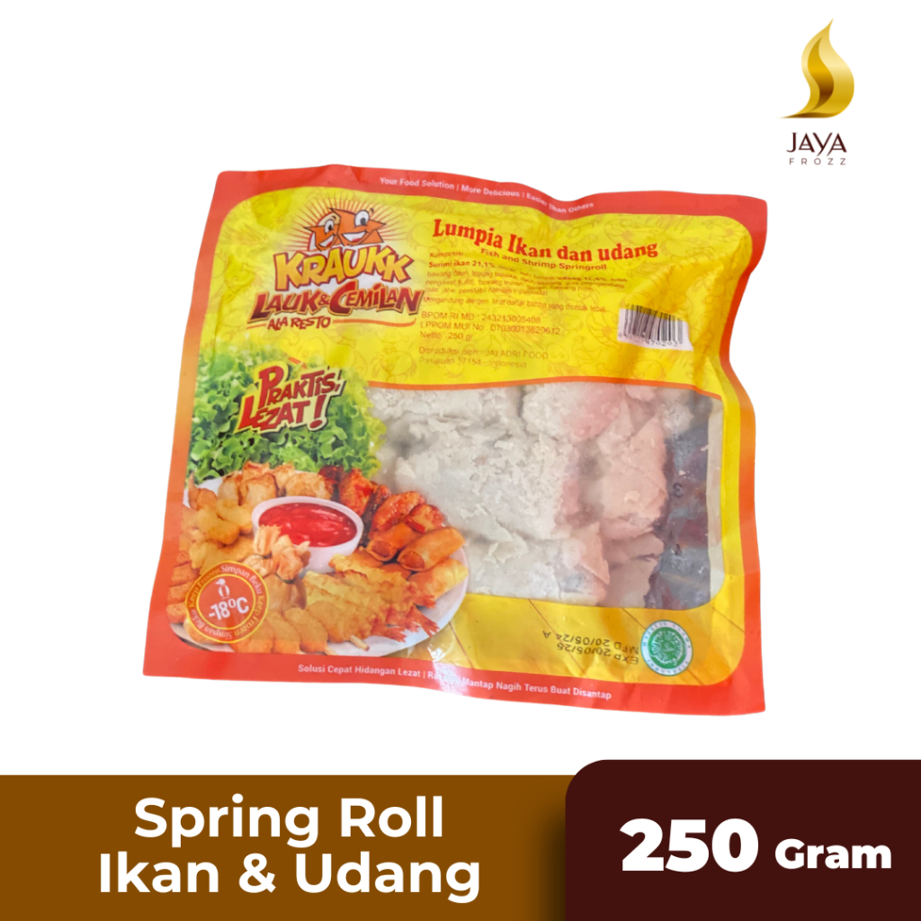 

SPRINGROLLS KRAUK 250GR