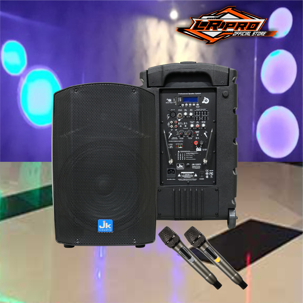 Speaker Portable 12 inch Jk coustic portable JM 120 PR