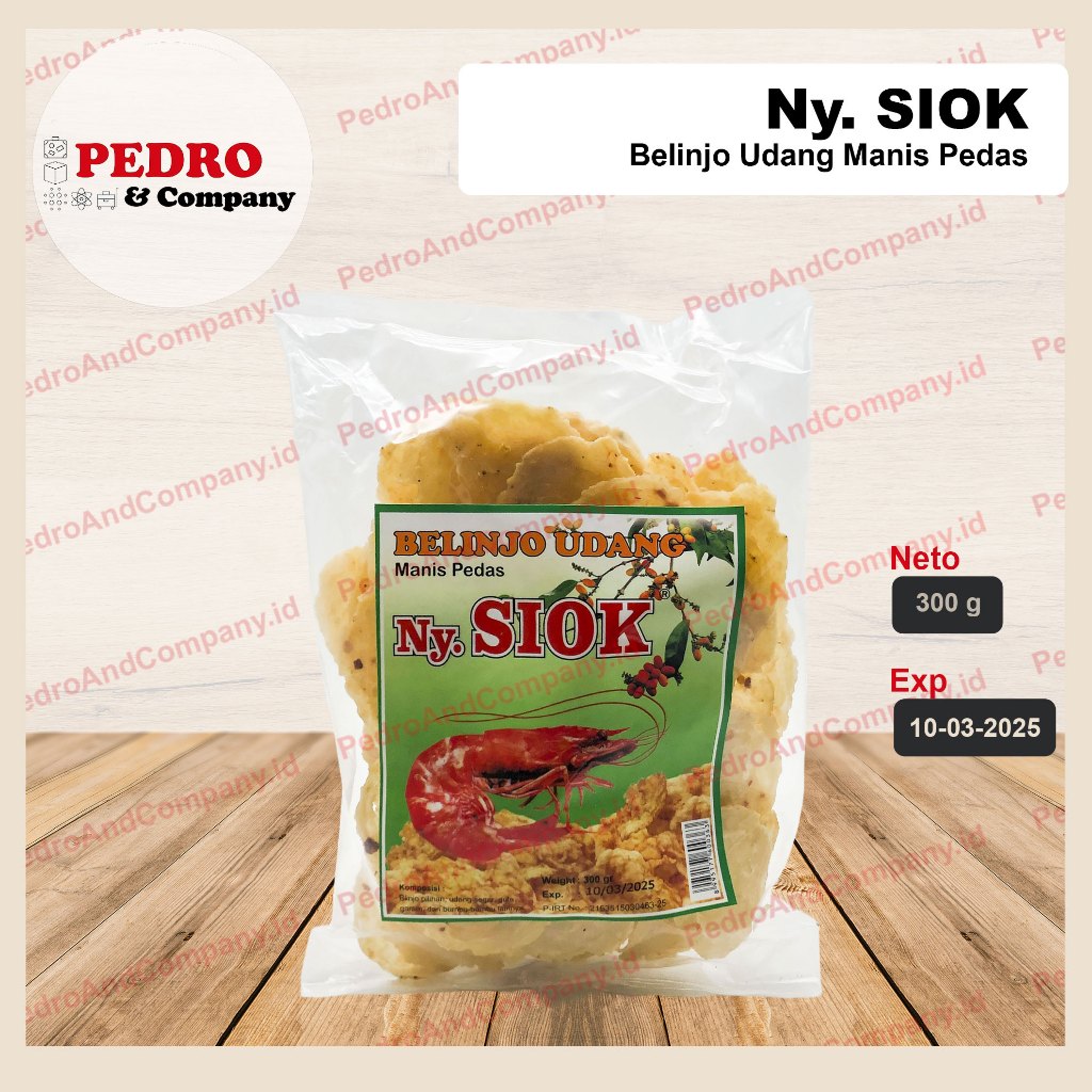 

Ny siok belinjo udang manis pedas 300 gram - shrimp cracker