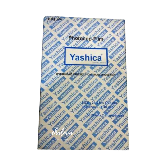 

[PAK] PLASTIK MIKA TRANSPARAN YASHICA / OHP TRANSPARANCY F4 ISI 50 LEMBAR