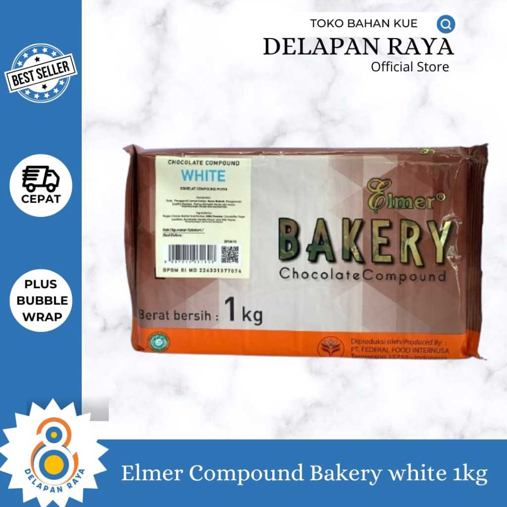 

ELMER COMPOUND BAKERY WHITE 1KG -8Raya