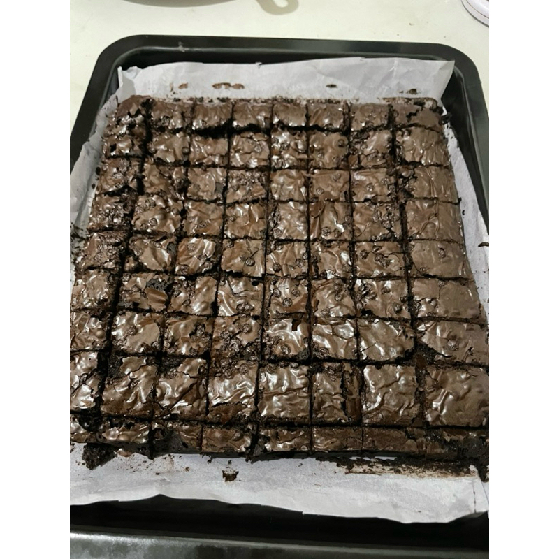 

brownie panggang ukuran 20x20