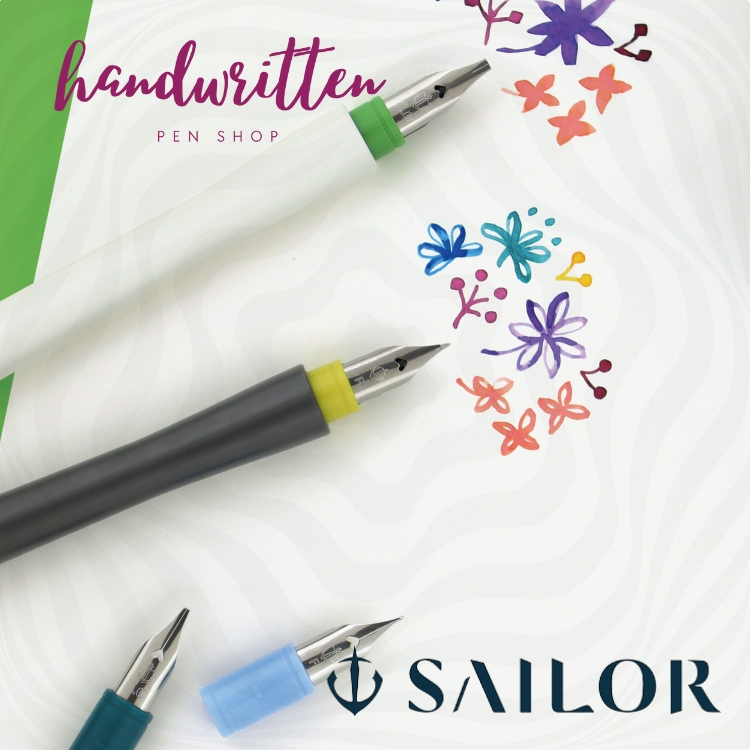 SAILOR Hocoro Calligraphy / Fude / Brush Nib Dip Pen Fountain Pen / Pulpen Kaligrafi