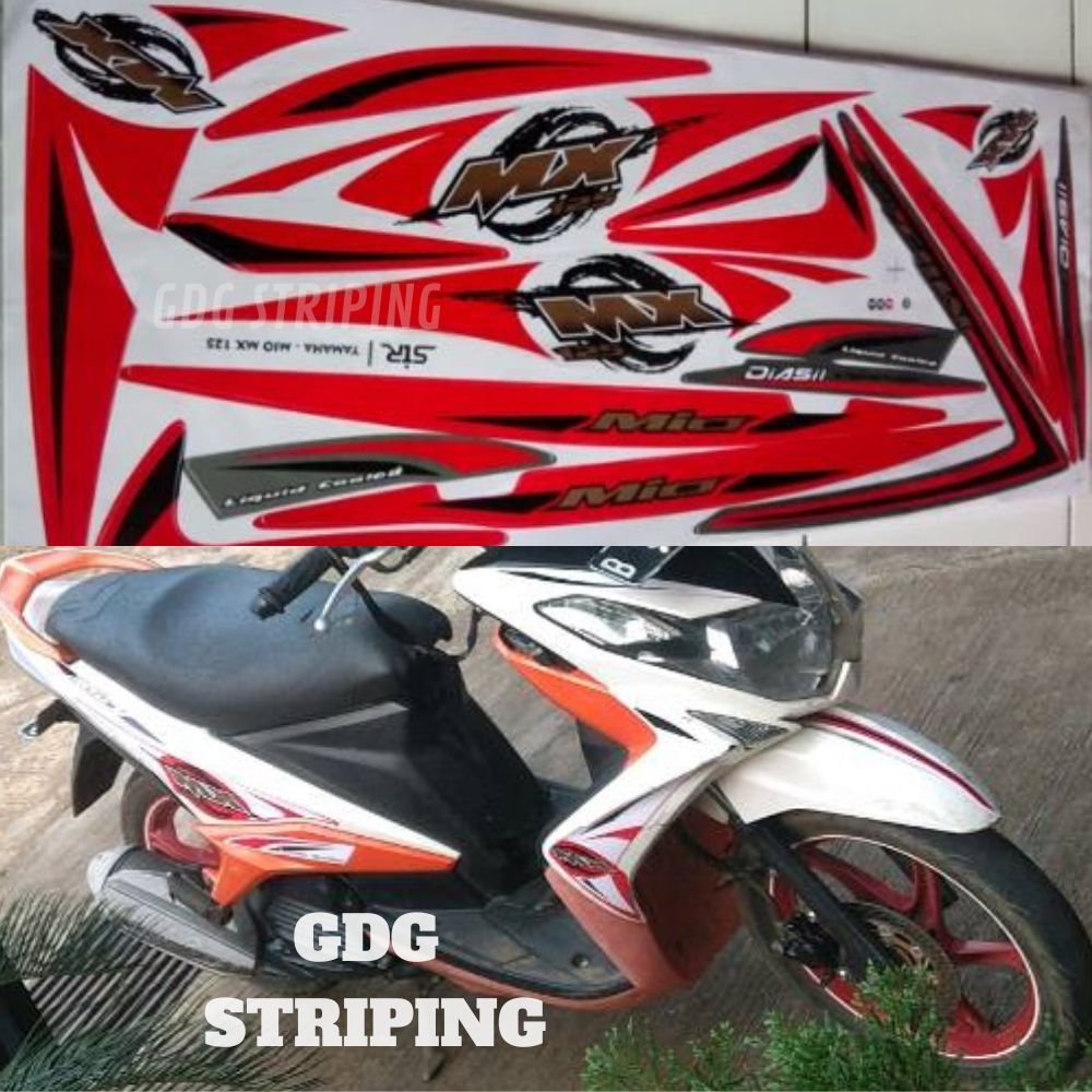 Striping Stiker Variasi Xeon RC 125 Thailand Murah