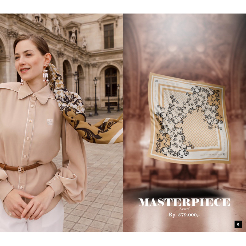 IVAN GUNAWAN PRIVE - MASTERPIECE hijab segi empat by Ivan Gunawan premium