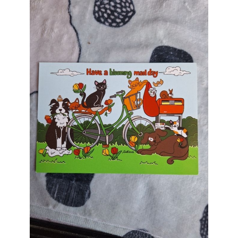 

kartu pos titina kucing/titina cat mail postcard