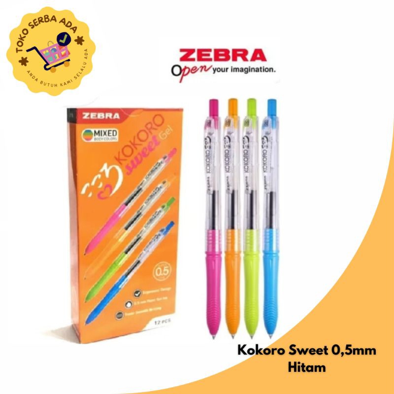 

Zebra Kokoro Sweet Gel Pen 0,5mm - Pulpen Gel Kokoro Sweet - Pulpen Gel Zebra Kokoro Termurah