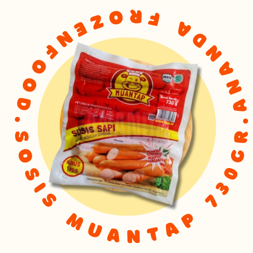 

sosis sapi muantap 730gr isi 30 + 1 - Ananda frozen food