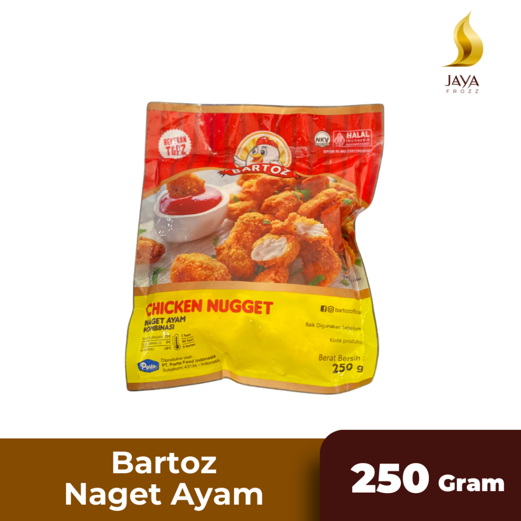 

NUGGET BARTOZ 250gr (CHIKEN NUGGET)