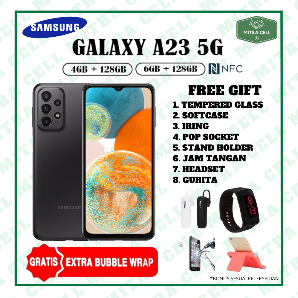 BARU SAMSUNG GALAXY A23 5G RAM 8GB ROM 128GB [RAM 8GB + ROM 128GB]