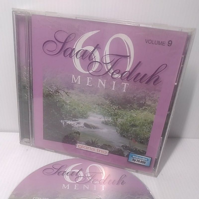 cd original musik 60 menit saat teduh gloria trio