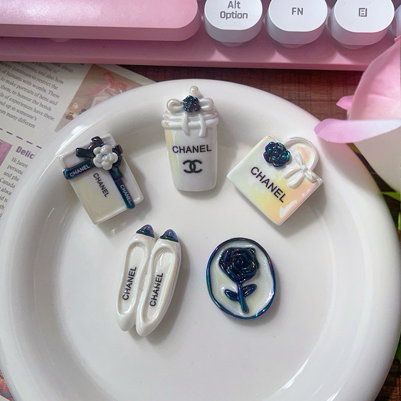 READY 1 PCS MANIK-MANIK BEADS UV TAS SEPATU PARFUM KOTAK FANCY CHANEL