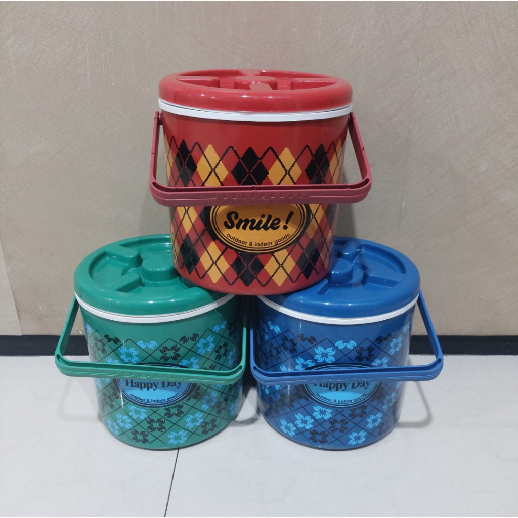 Rice Bucket TERMOS ES/Nasi 3.5 liter air/pc plus Centong Nasi, Tempat sayur, Bisa COD