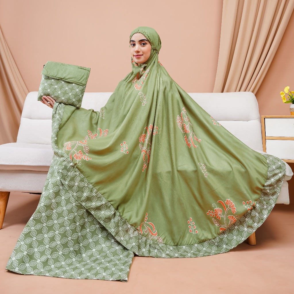 Telekung Traveling Mugenah Terbaru 2026 Mukenaq Terusan Mokena Wnita Trendy Mukena Wanita Mukenah Pe